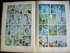Pages 28 & 29 de "Blondin et Cirage" Silence on tourne (1956)