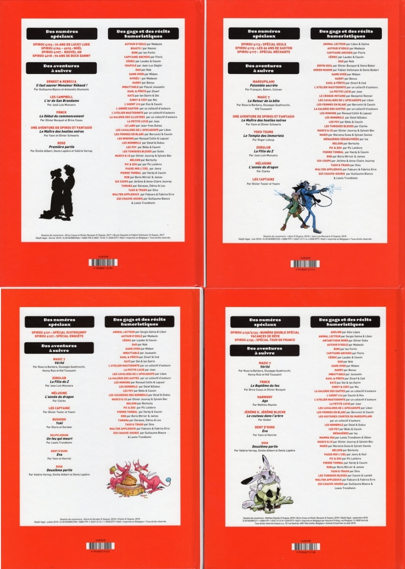 Recueils 349 - 352 2ep