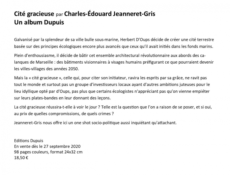Cité gracieuse Sybopsis